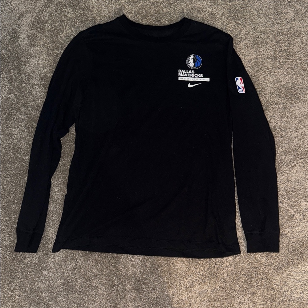 Nike Black Dallas Mavericks Long Sleeve Tee